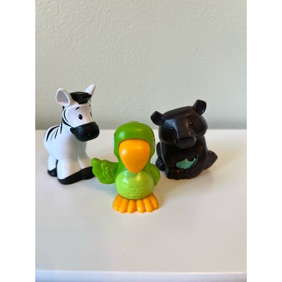 3-Piece Zoo Animal Figure Set Fisher-Price Little People 2017 - Picture 1 of 3